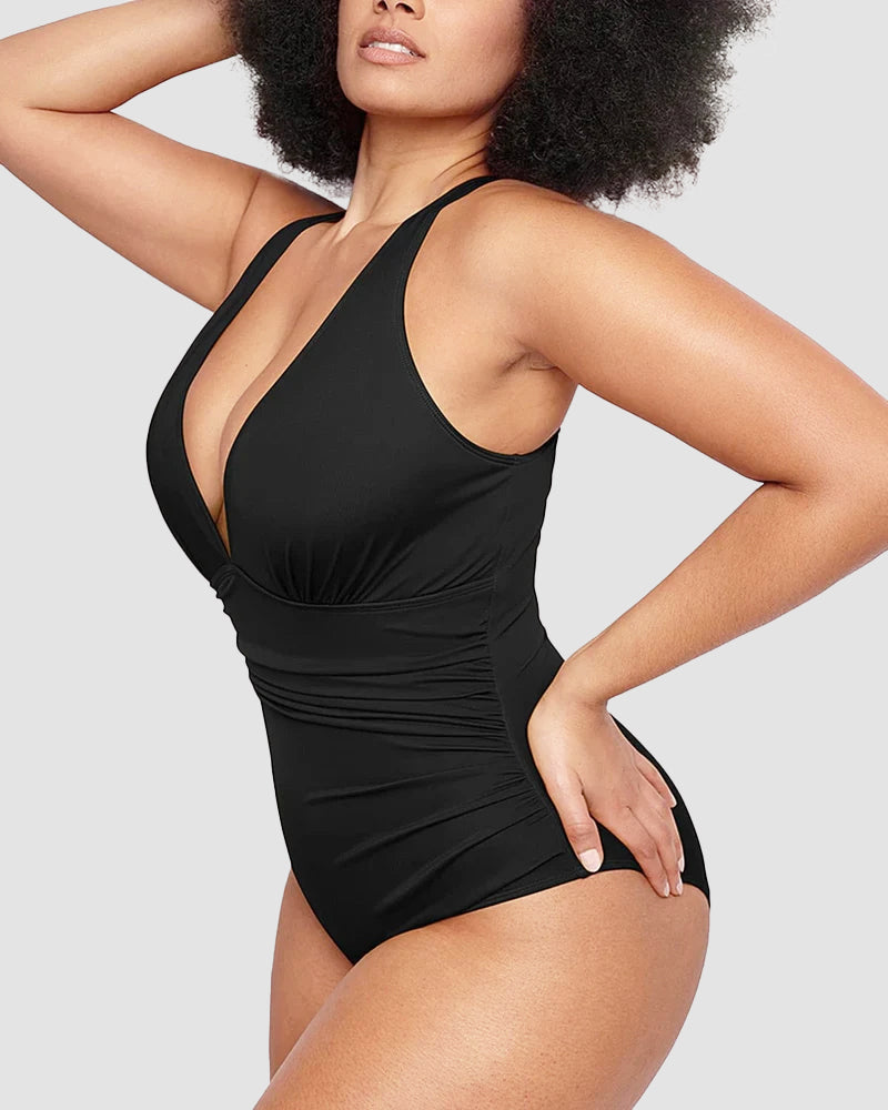 Sculpted Confidence Plunge Swimsuit