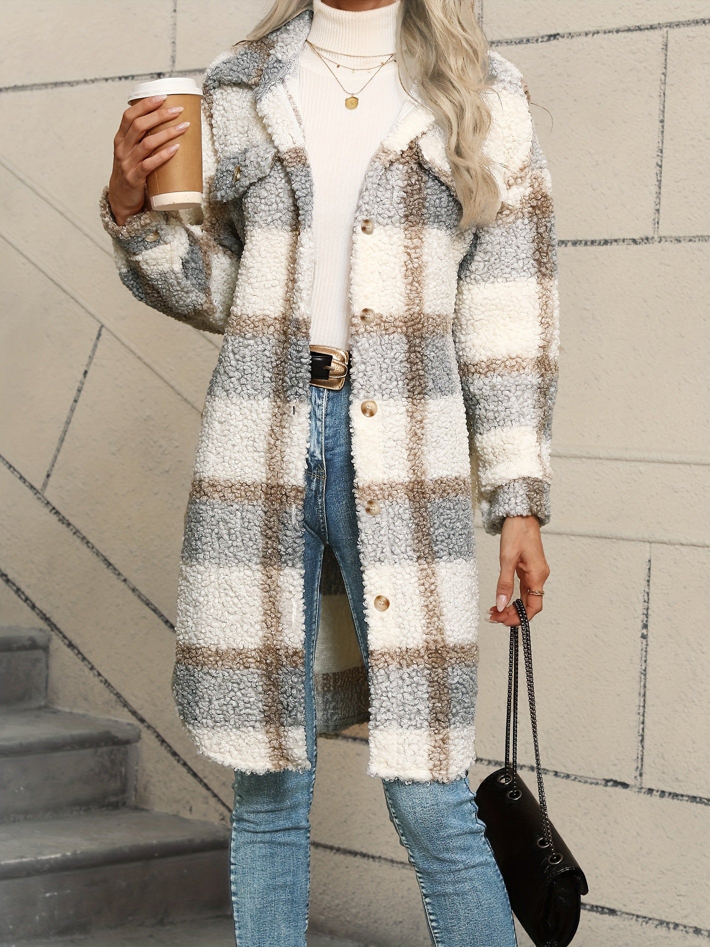 Polished Plaid Jacket