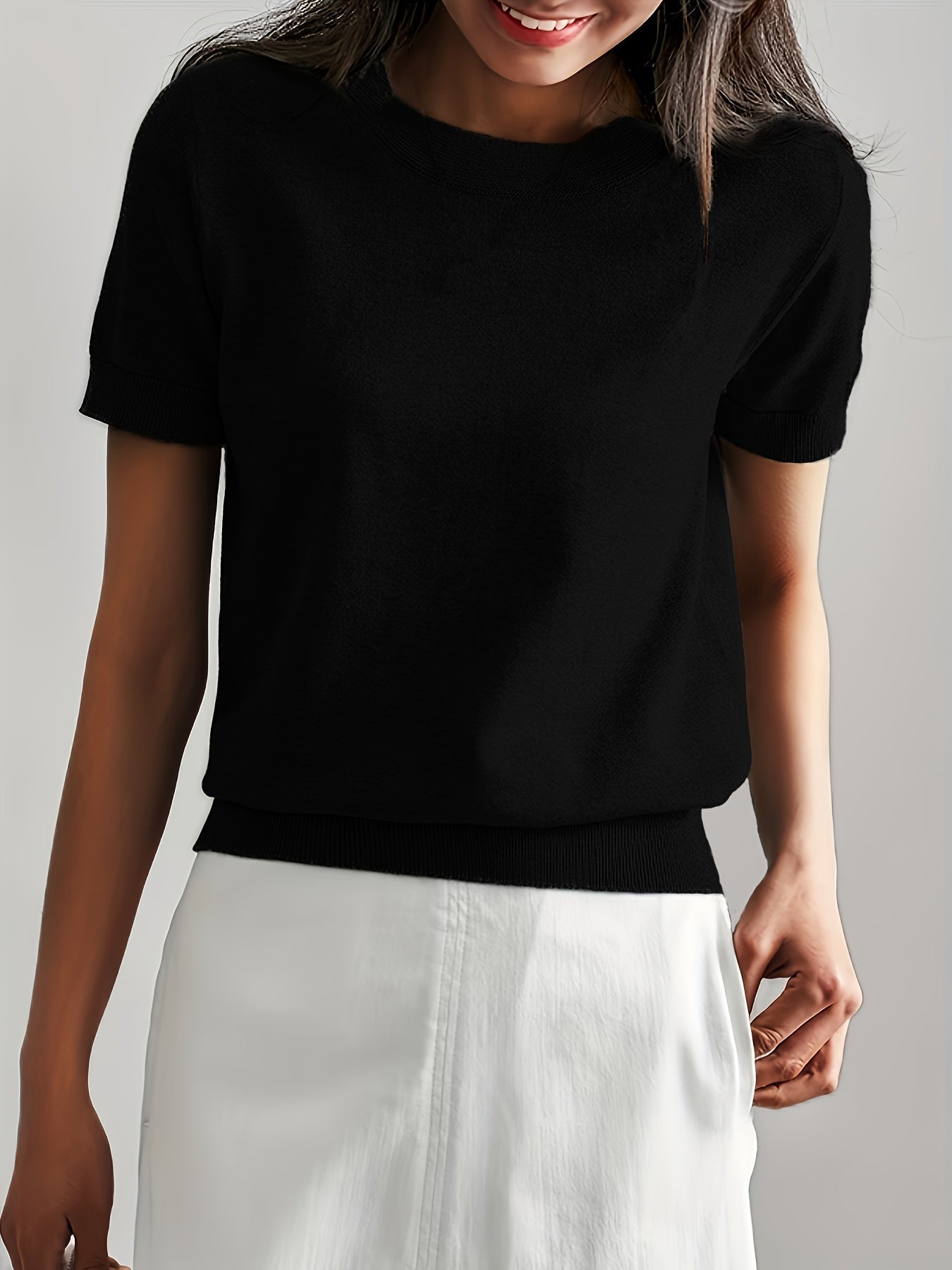 Flattering Cashmere-Blend Sweater