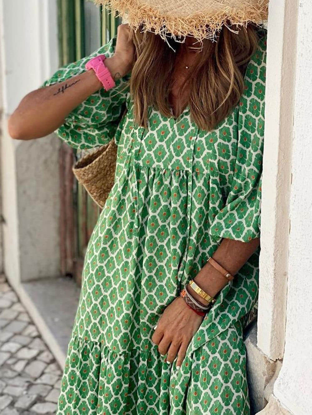 Free-Spirited Boho Maxi Dress