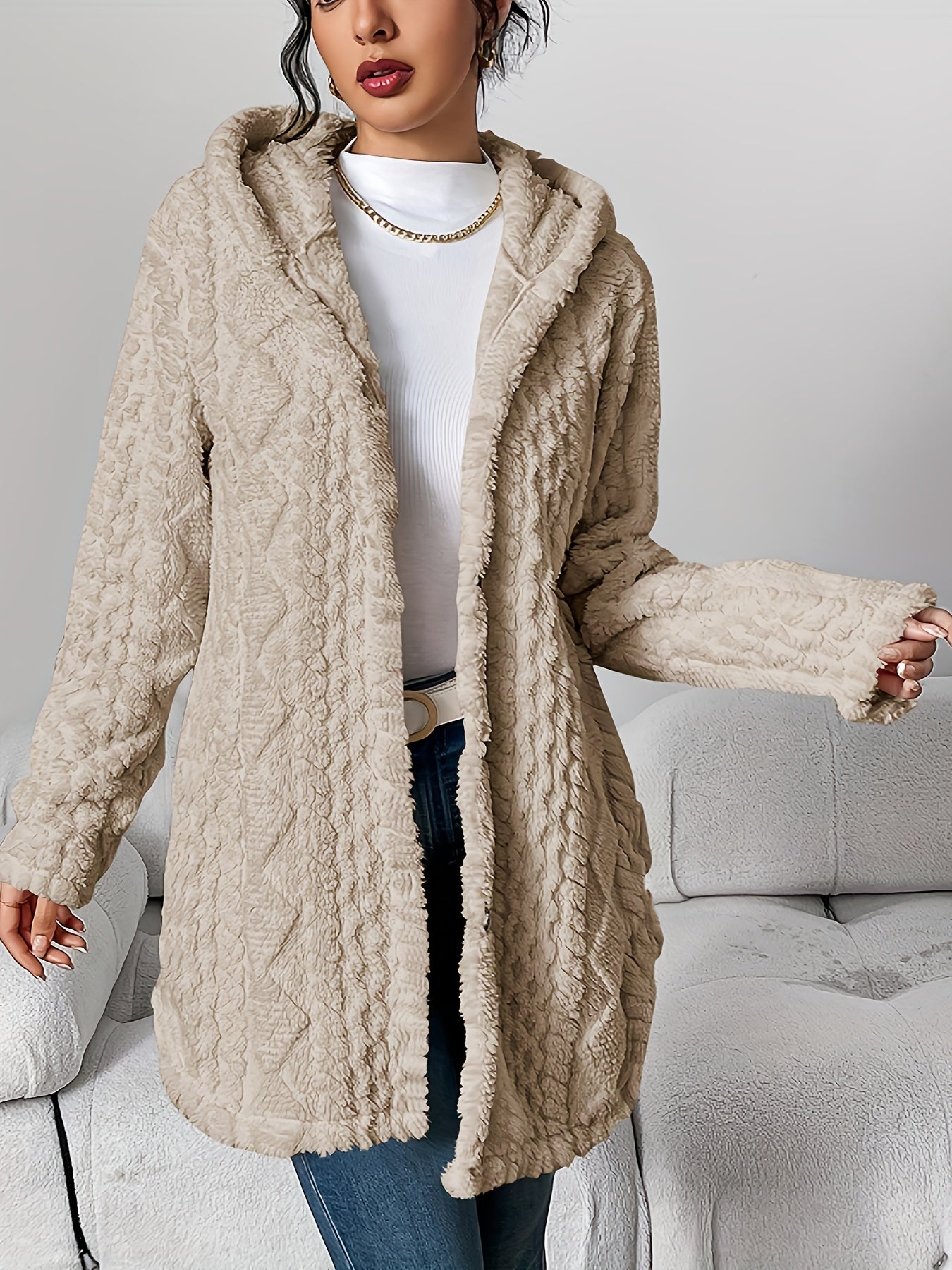Cozy-Fleece Cardigan