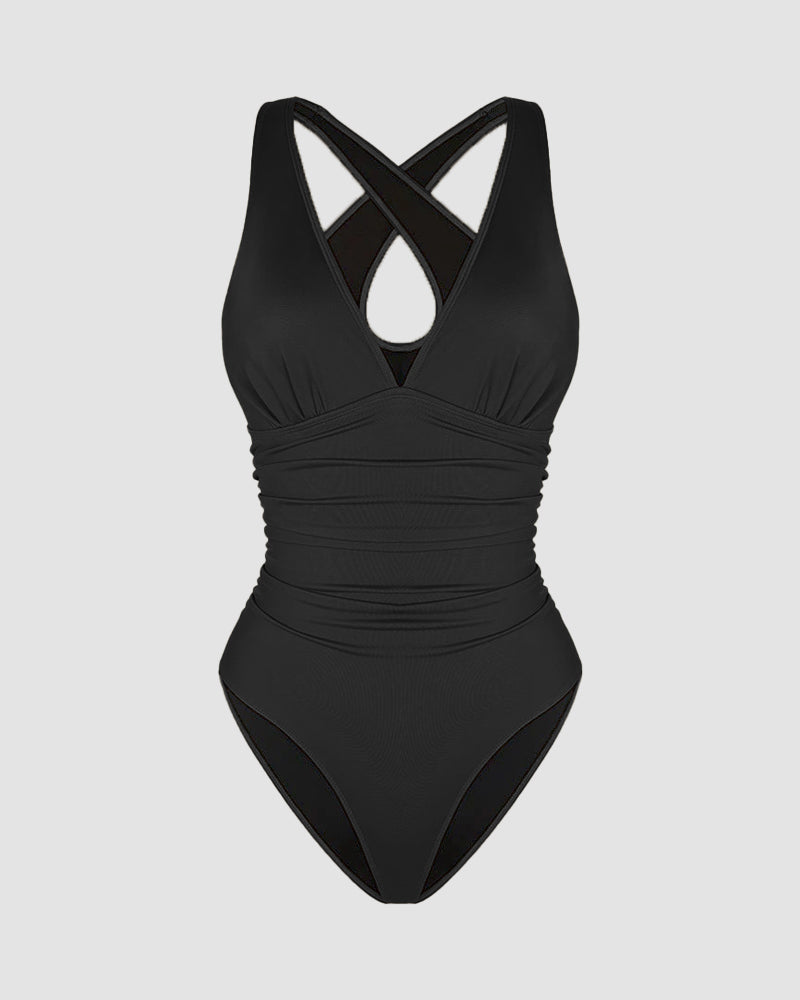 Sculpted Confidence Plunge Swimsuit