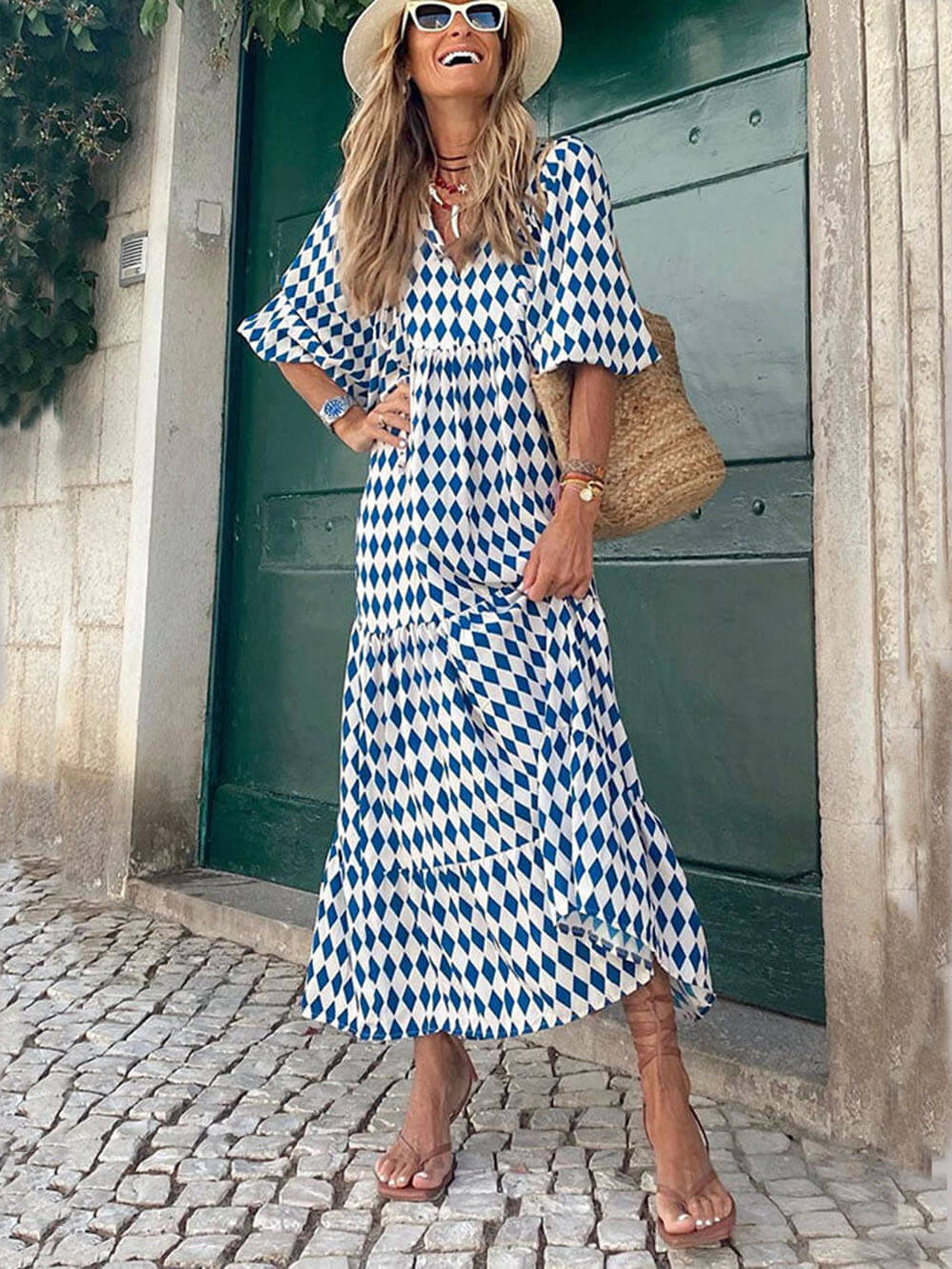 Free-Spirited Boho Maxi Dress
