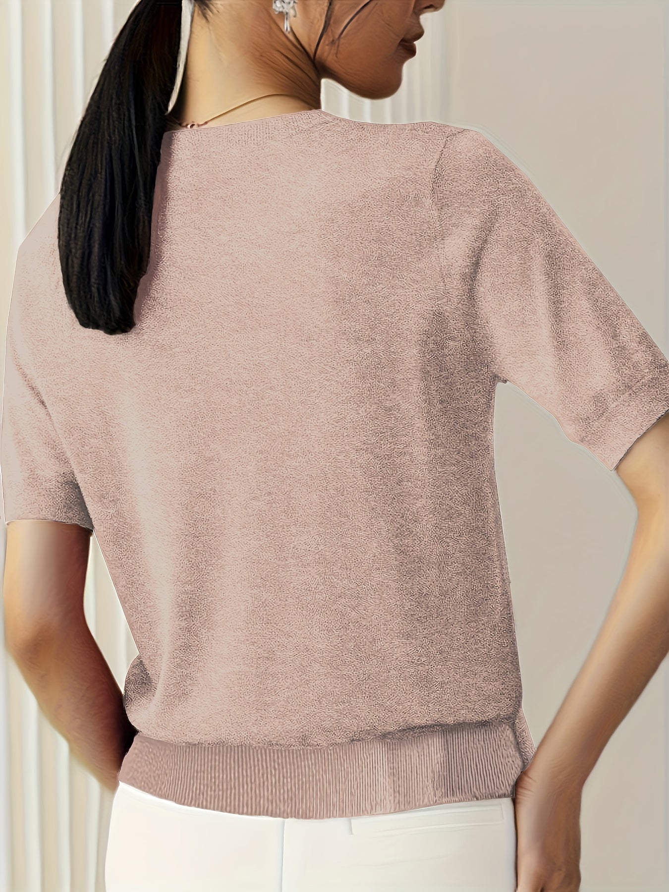 Flattering Cashmere-Blend Sweater