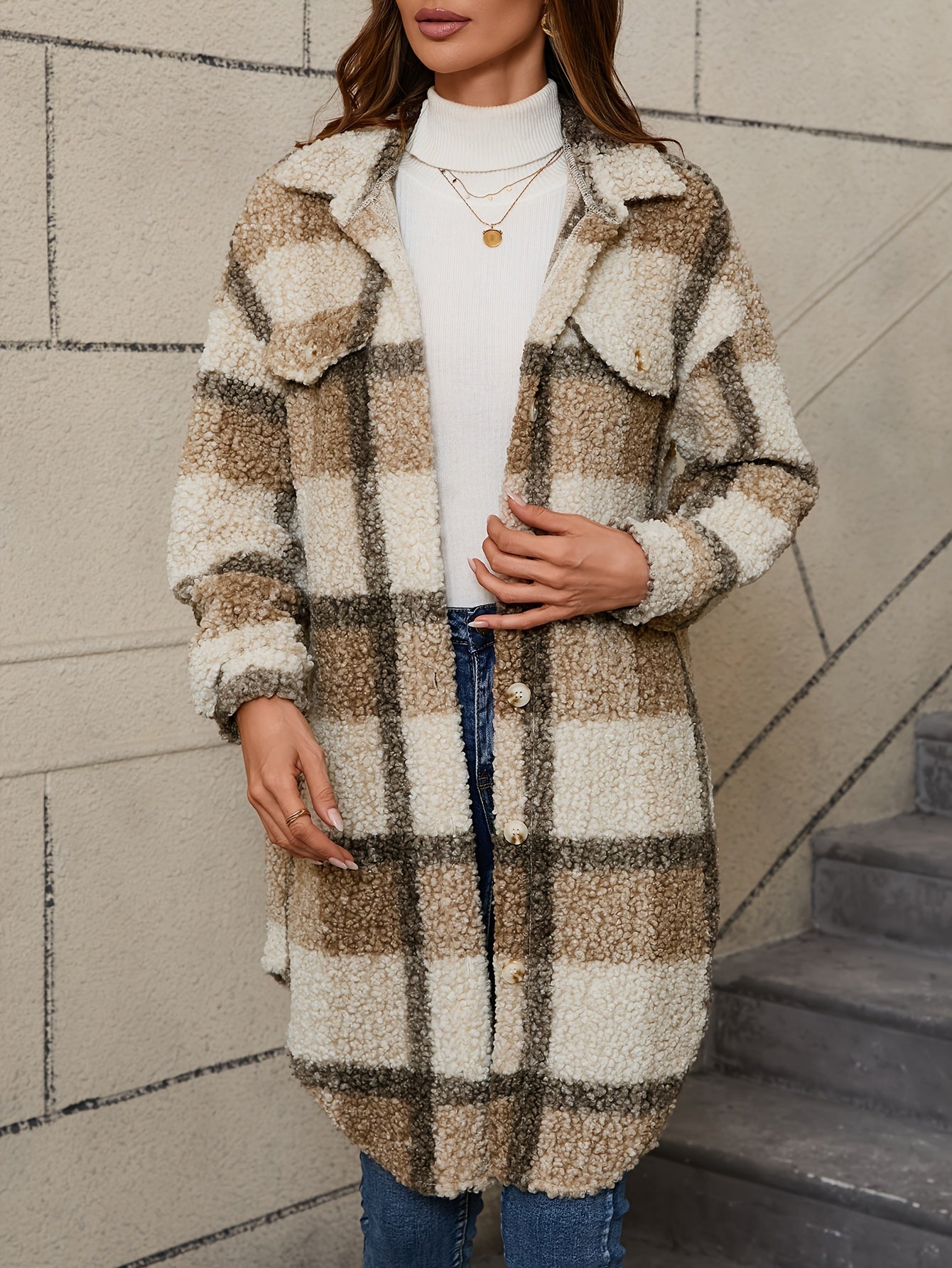 Polished Plaid Jacket