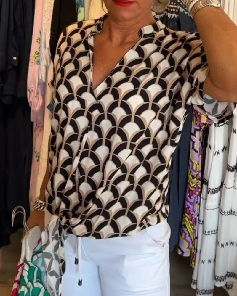 Effortless Chic Geometric Top