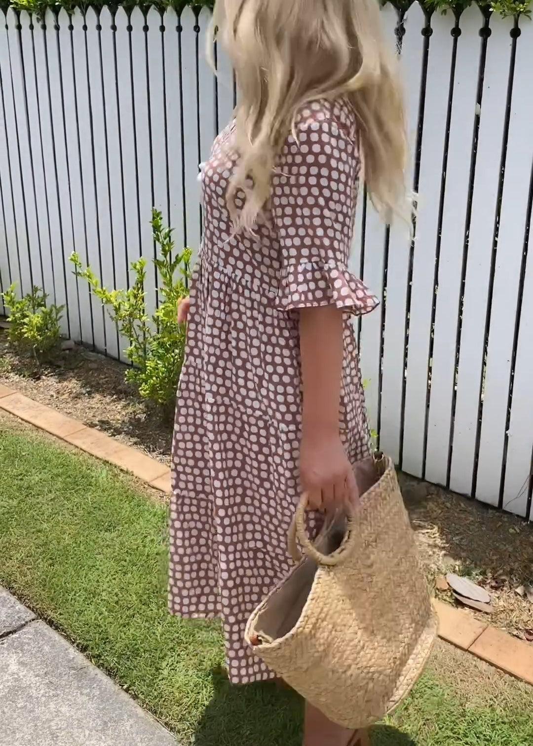 Breezy Polka Dot Summer Dress