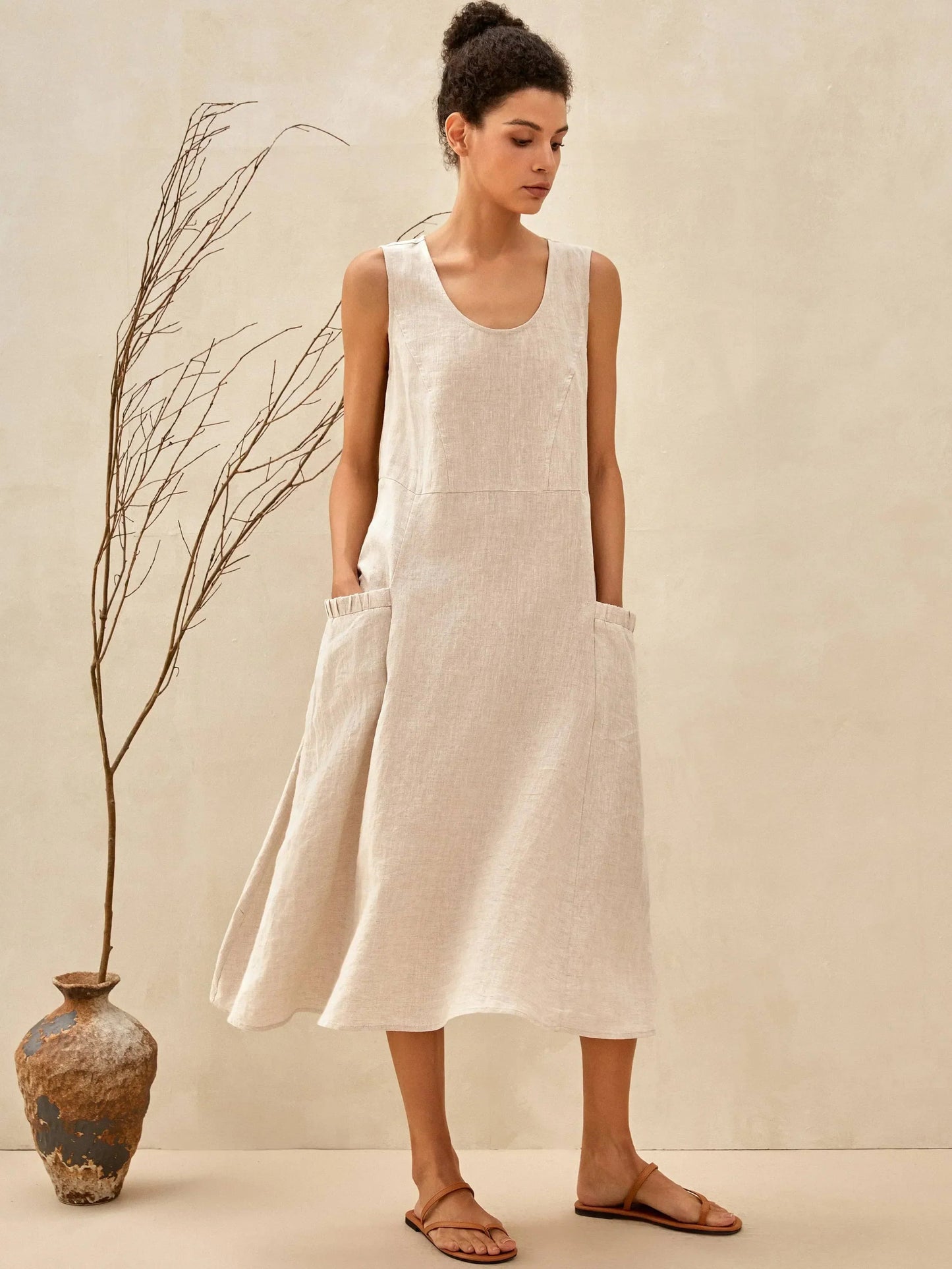 Versatile Comfort Midi Dress