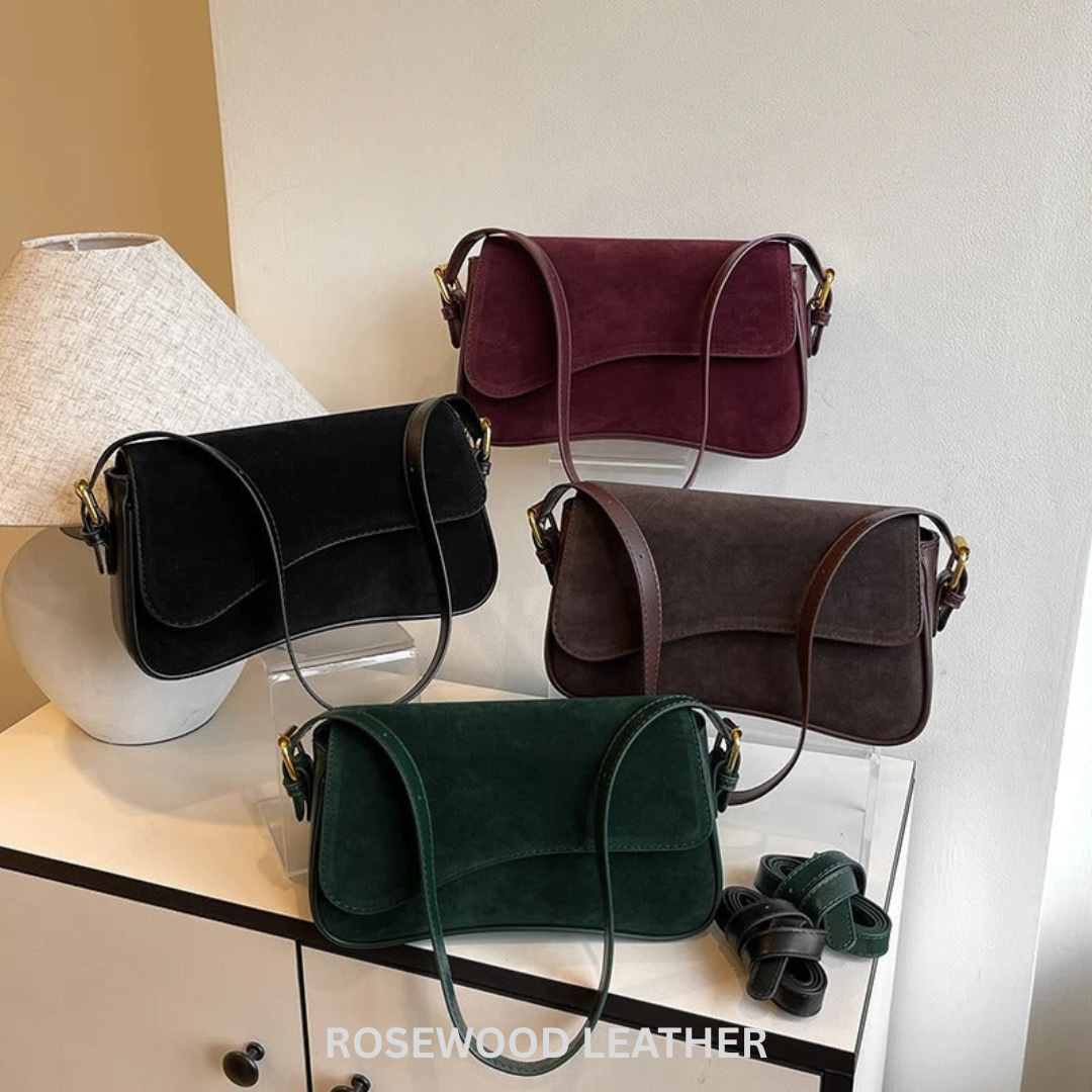 Suede-Luxe Shoulder Bag