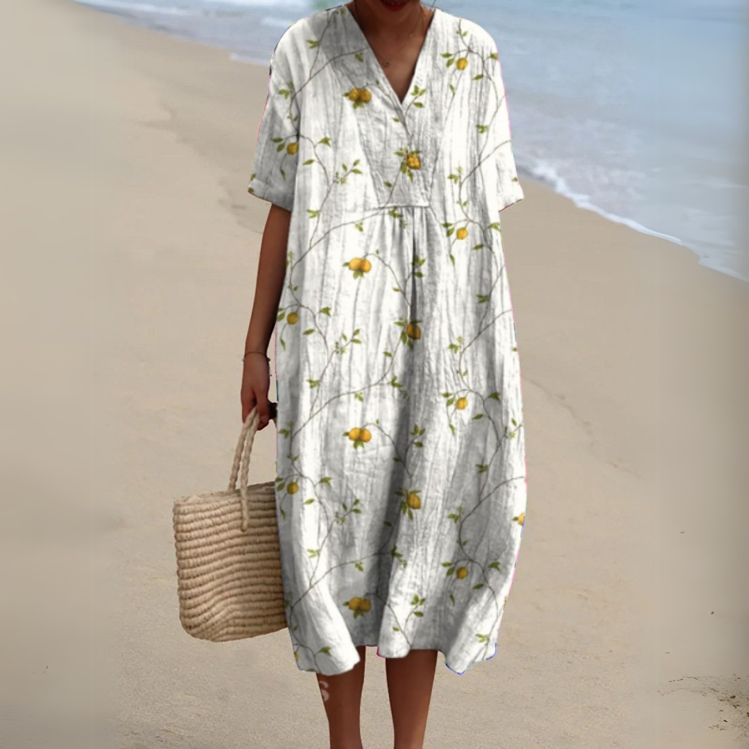 Radiant Floral Summer Dress