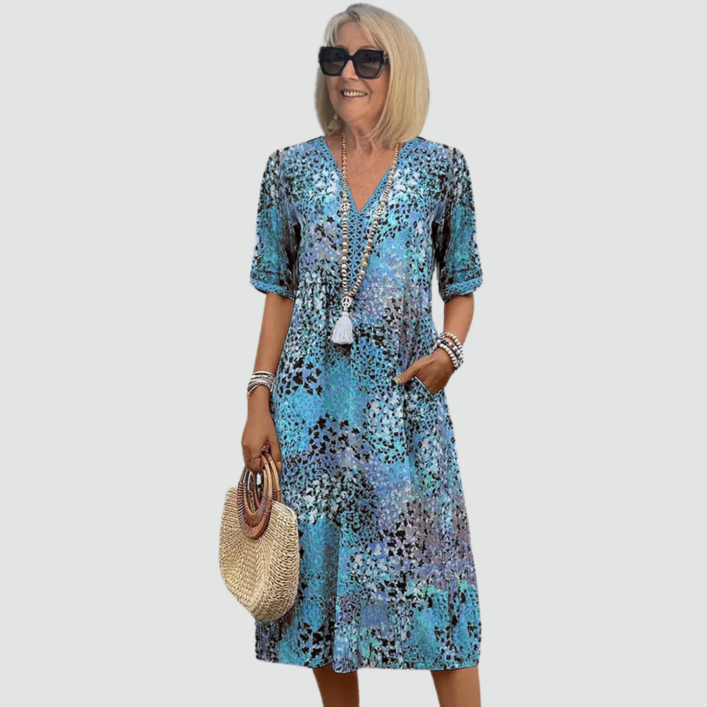 Confident Radiance Midi Dress