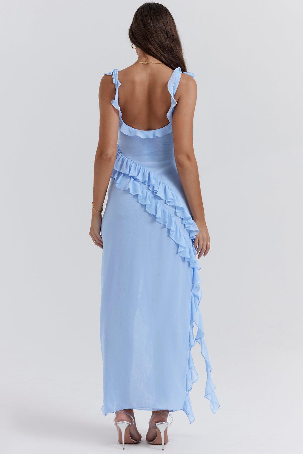 Romantic Scarlet Maxi Dress