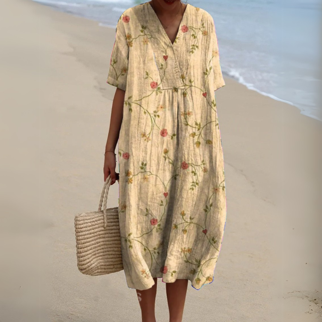 Radiant Floral Summer Dress