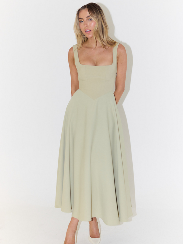 Figure Enhancing Midi Dress