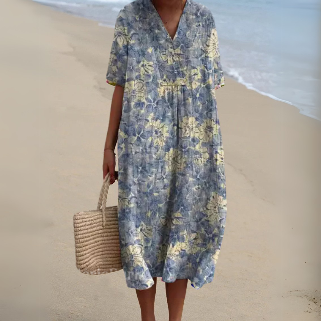 Radiant Floral Summer Dress