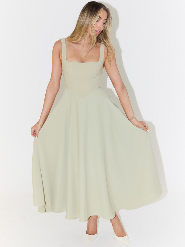 Figure Enhancing Midi Dress