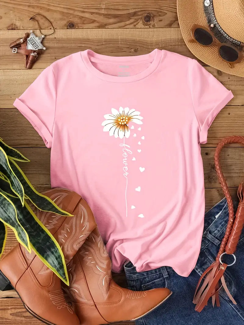 Effortless Chic Floral Tee