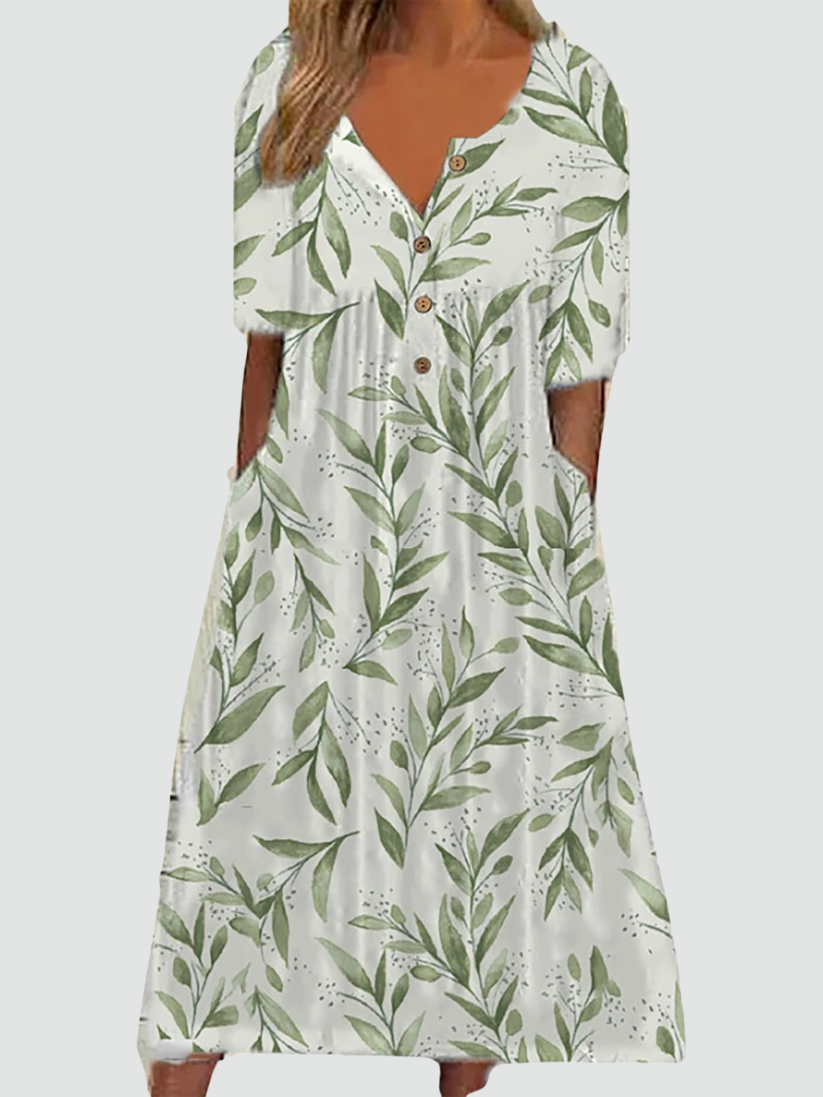 Effortless Floral Comfort Dress