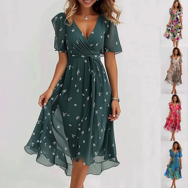 Chic Versatile Short Sleeve Dress