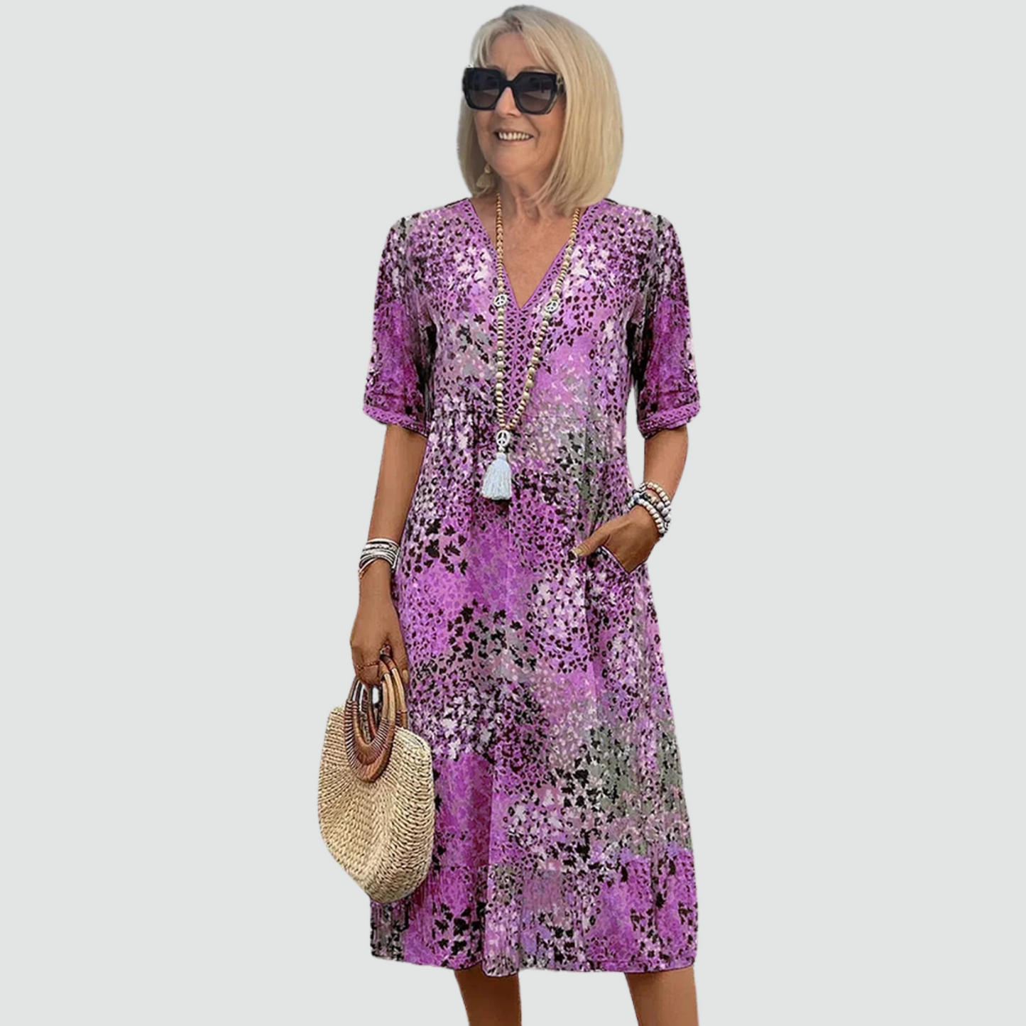 Confident Radiance Midi Dress
