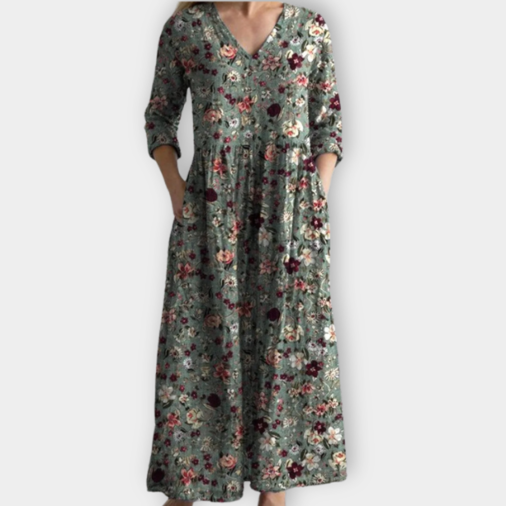Effortless Floral Day Dress