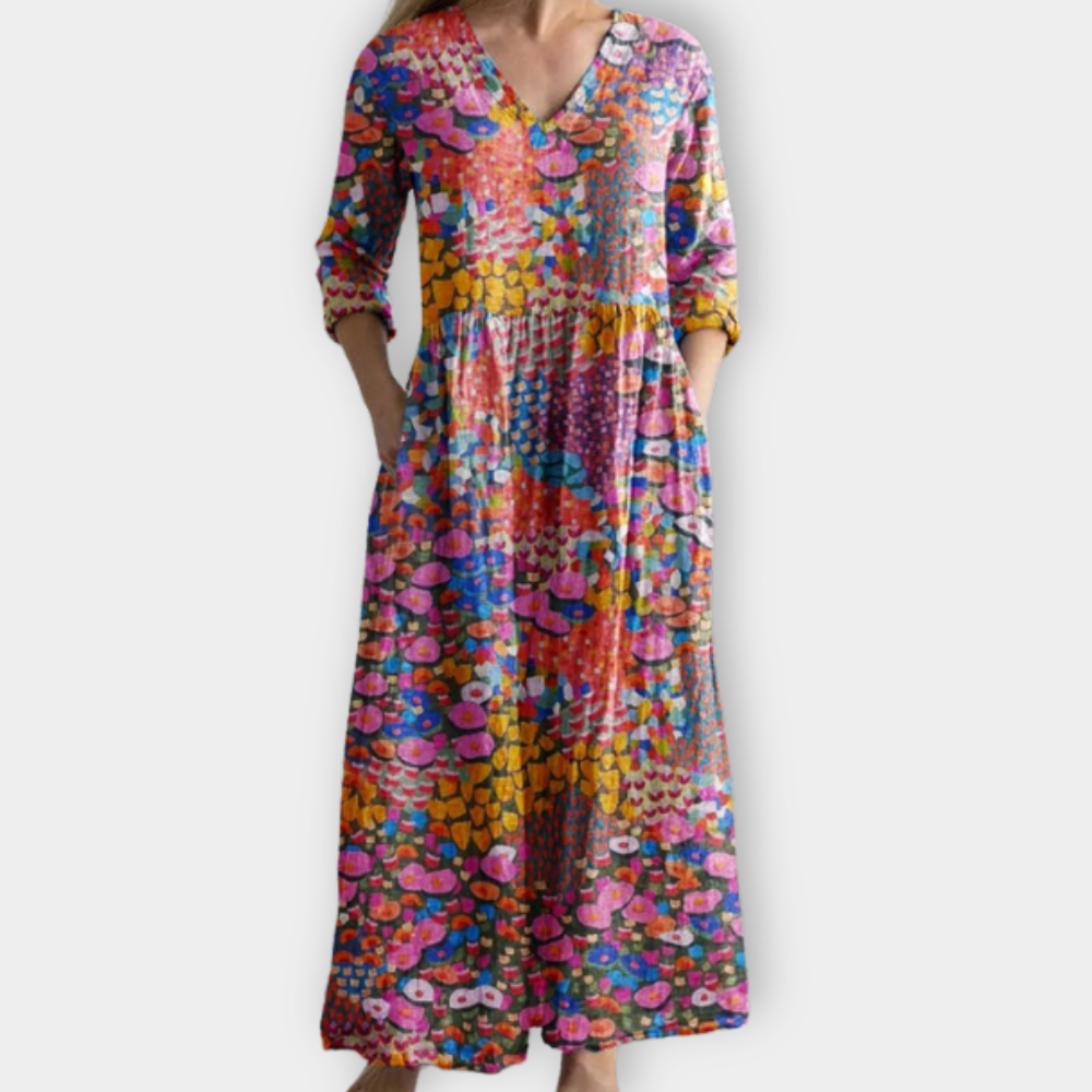 Effortless Floral Day Dress