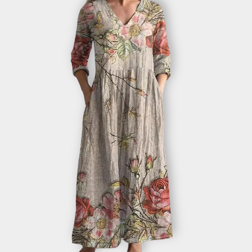Effortless Floral Day Dress