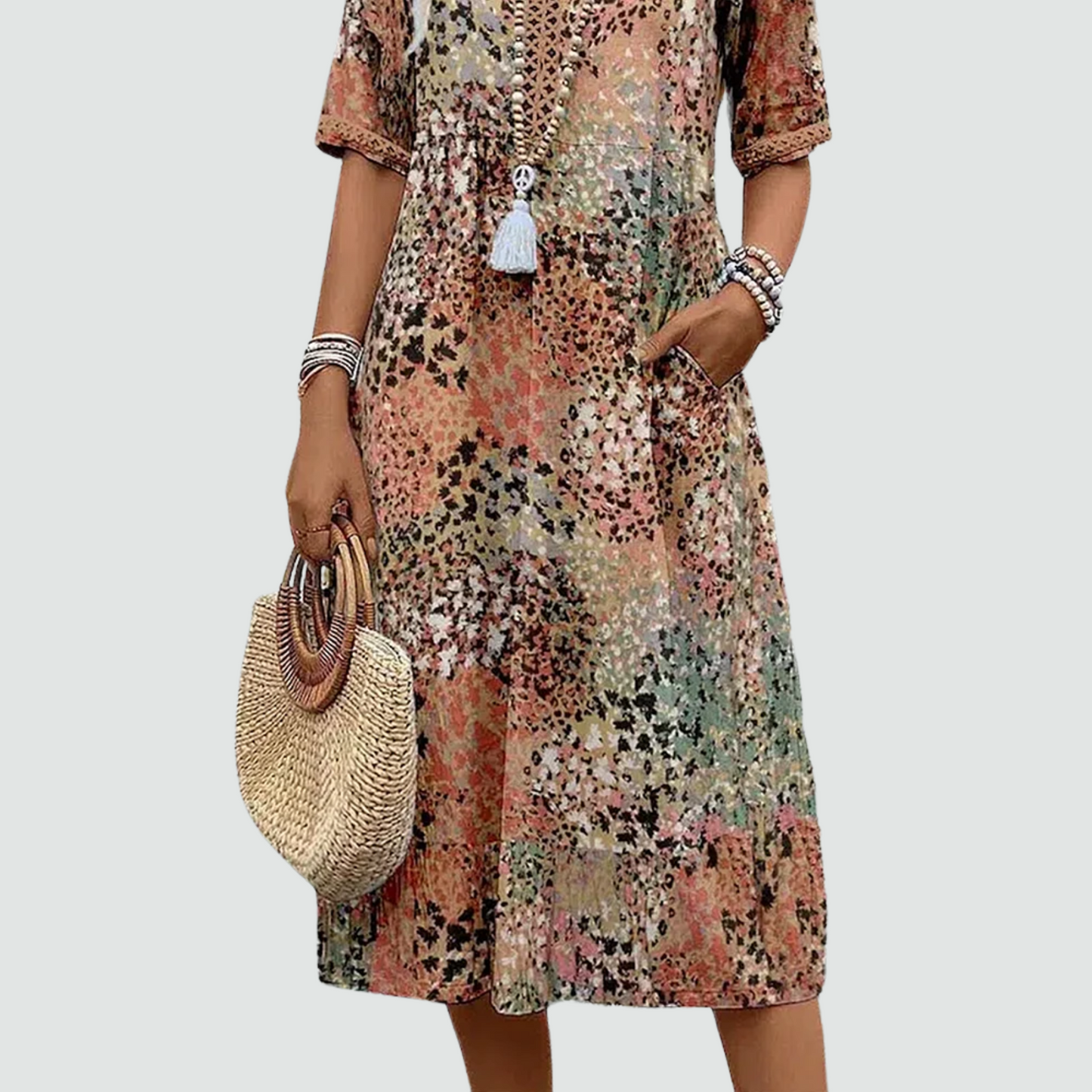 Confident Radiance Midi Dress