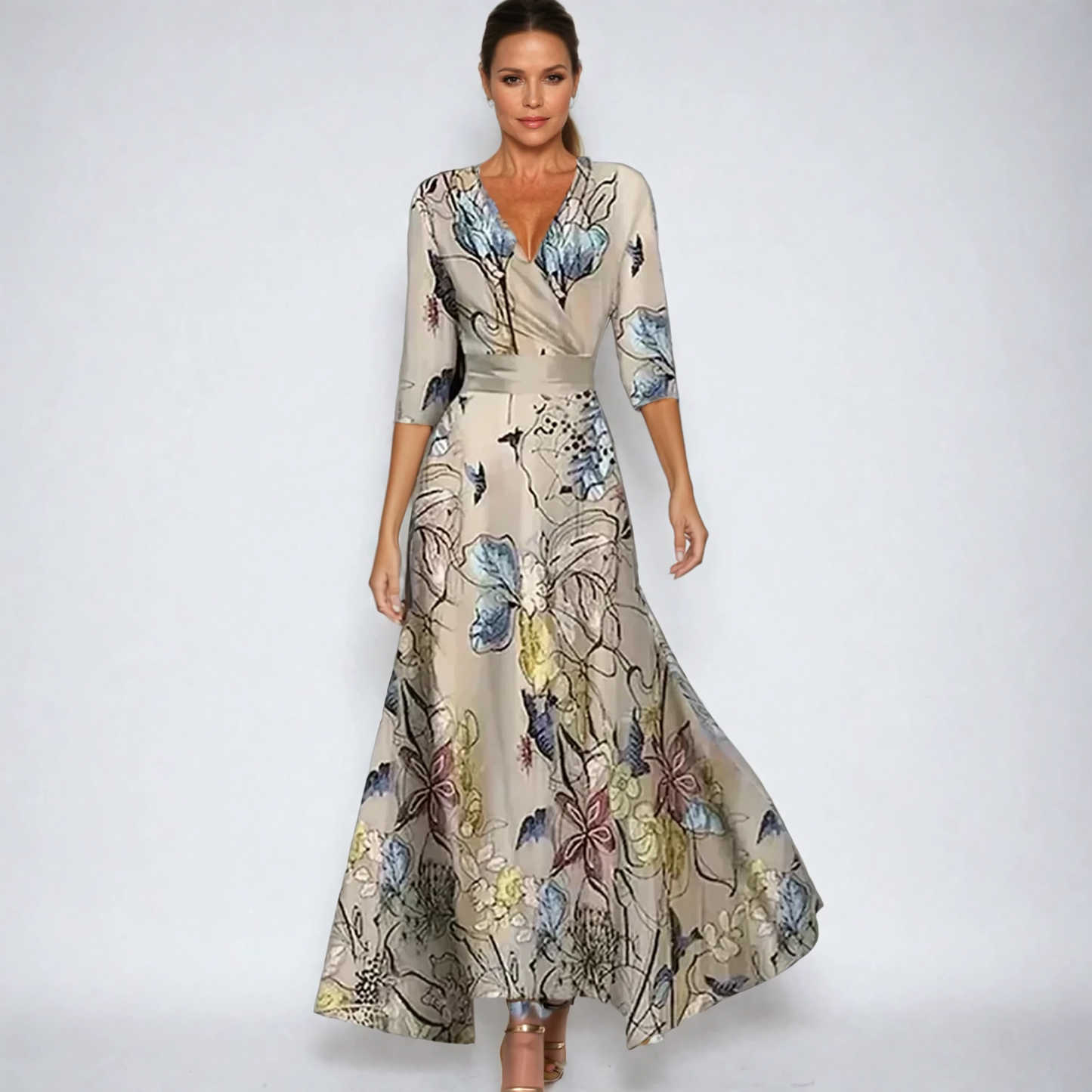 Confident Elegance Wrap Dress