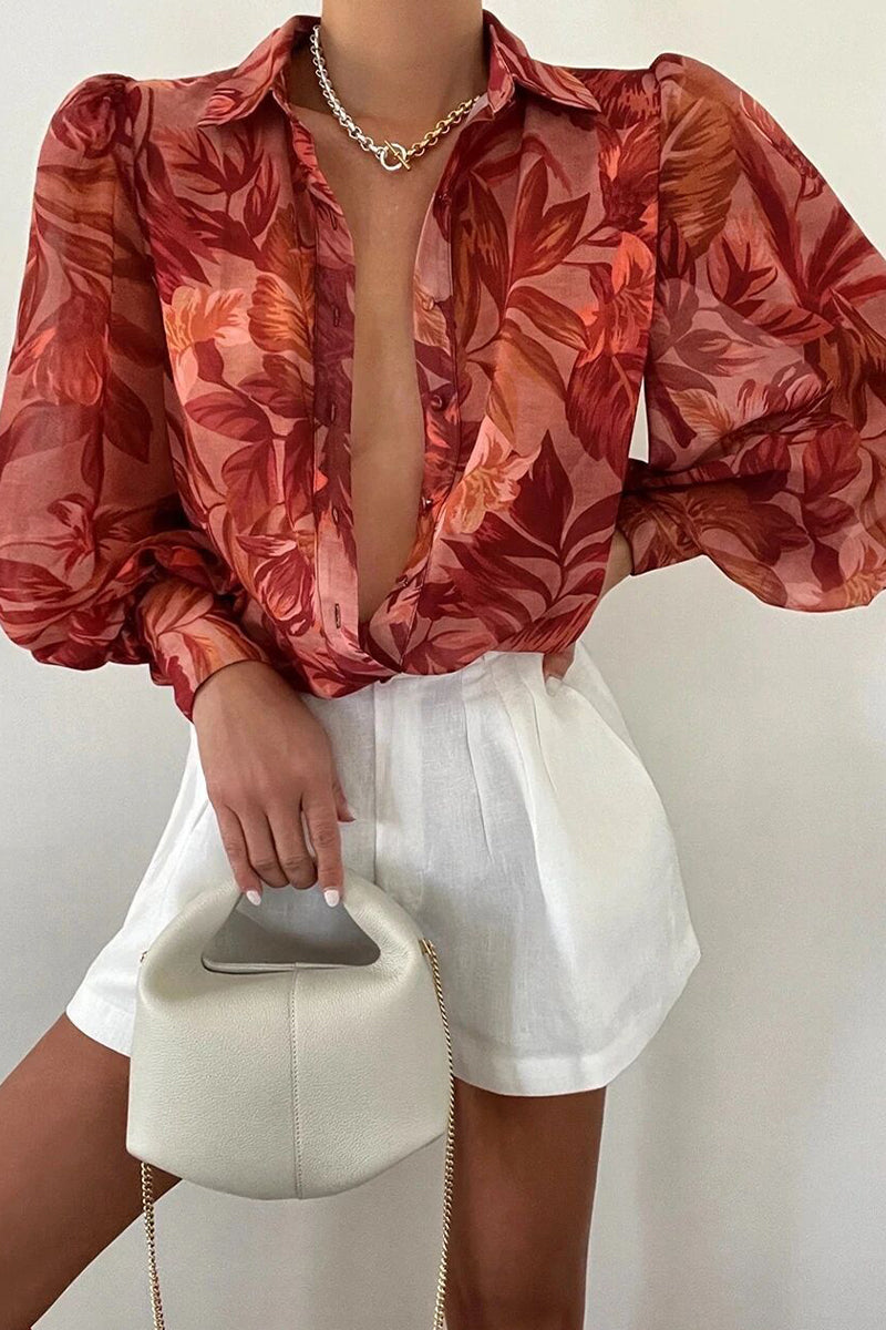 Effortless Elegance Floral Blouse