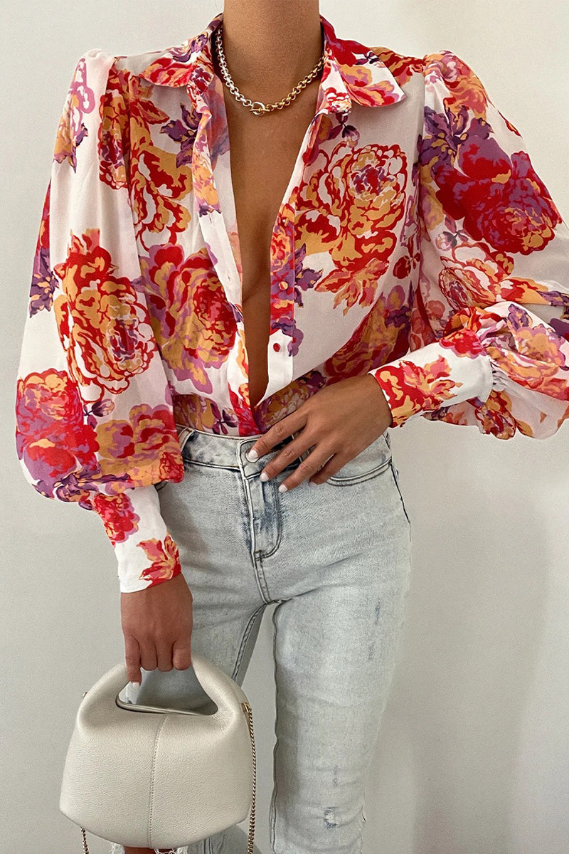 Effortless Elegance Floral Blouse