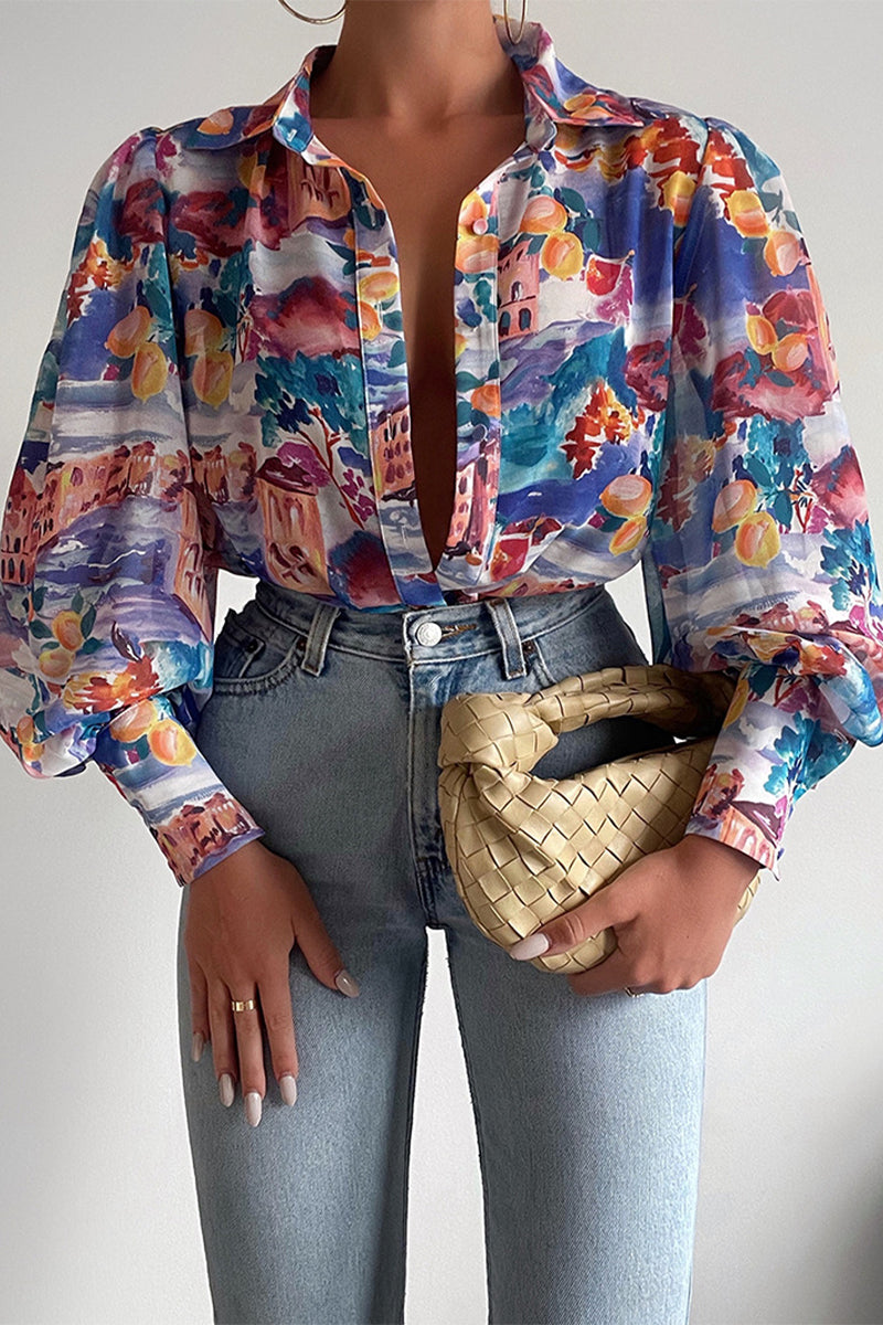 Effortless Elegance Floral Blouse