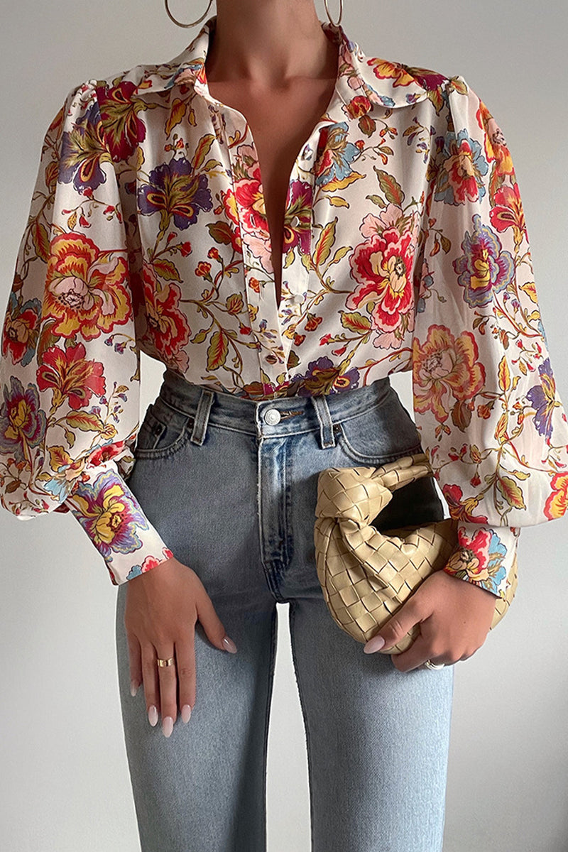 Effortless Elegance Floral Blouse