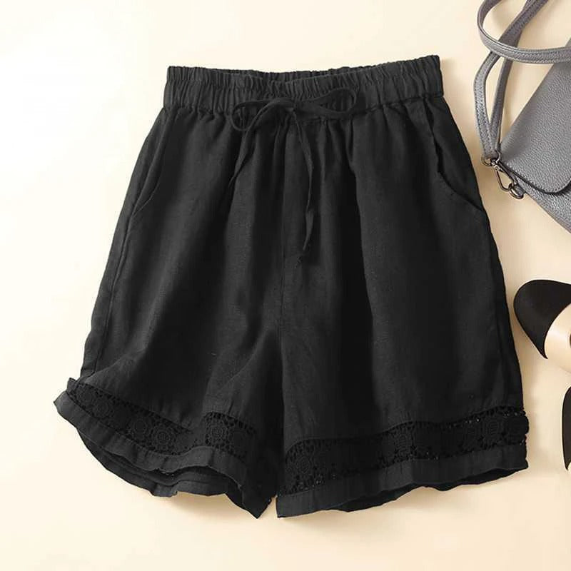 Effortless Airy Linen Shorts