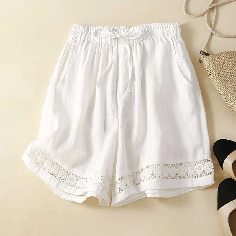 Effortless Airy Linen Shorts