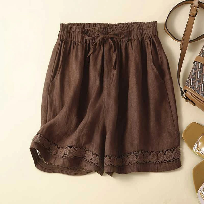 Effortless Airy Linen Shorts