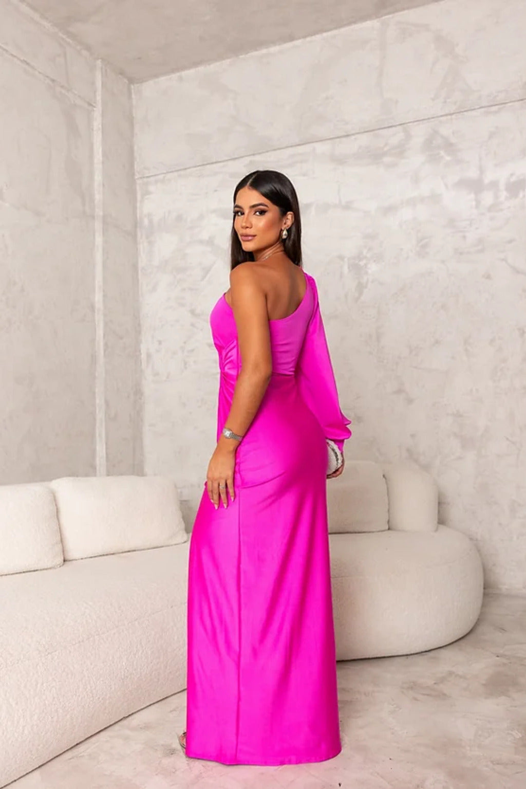 Alluring Satin Maxi for Elegant Evenings