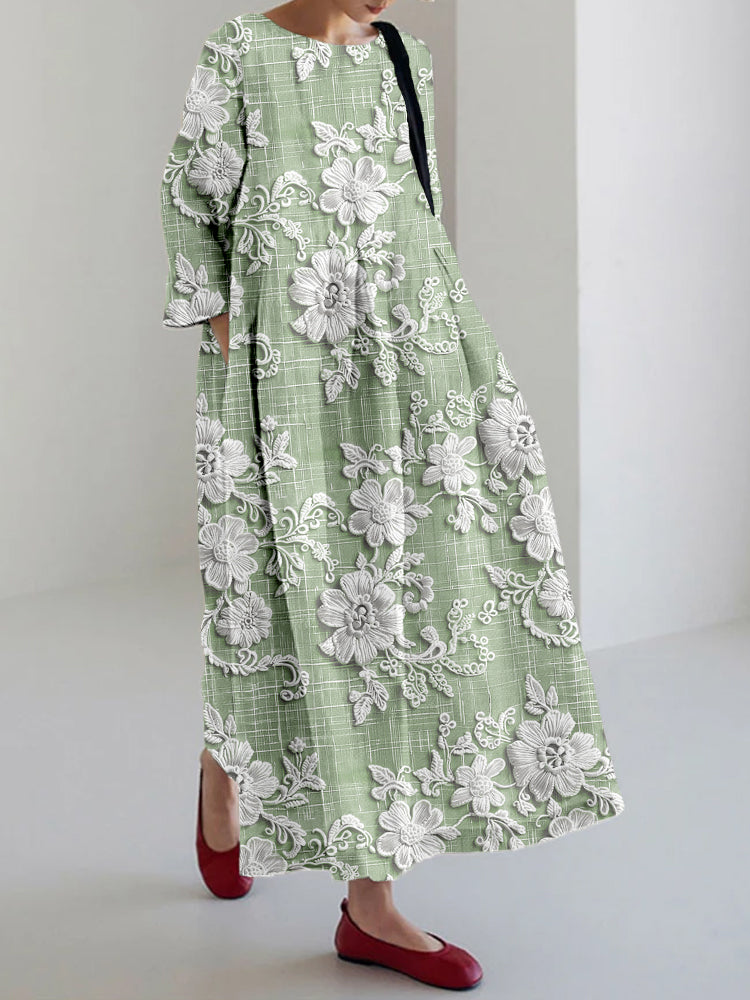 Effortless Elegance Floral Maxi Dress