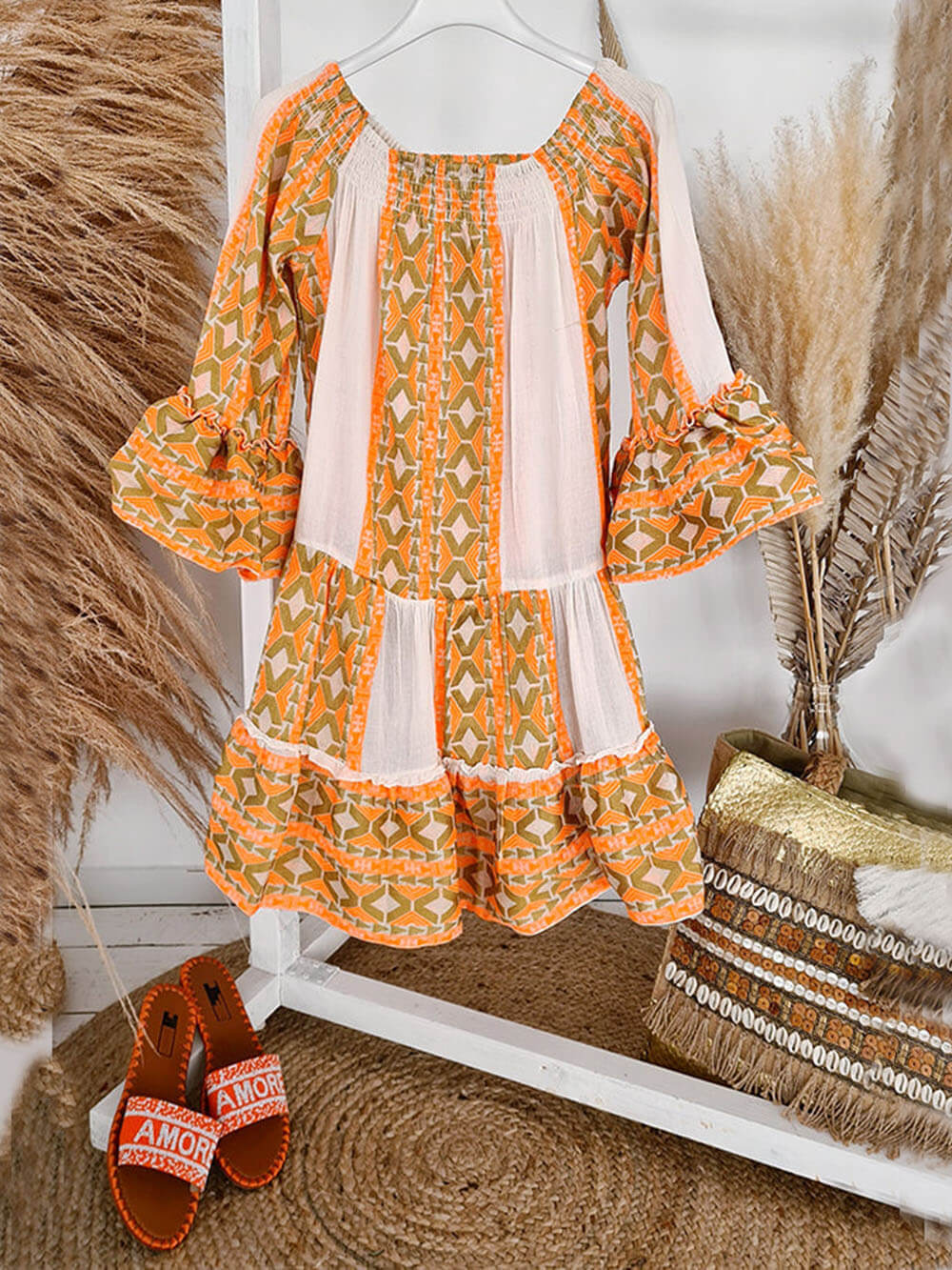 Effortless Boho Mini Dress