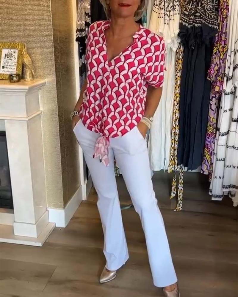 Effortless Chic Geometric Top
