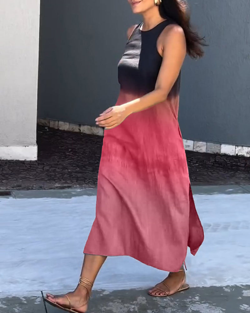 Effortless Chic Gradient Dress