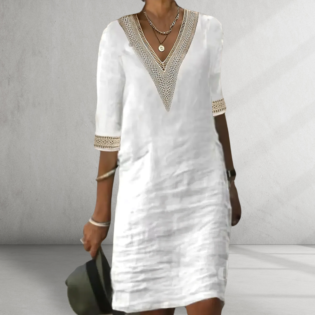 Effortless Summer Linen Dress