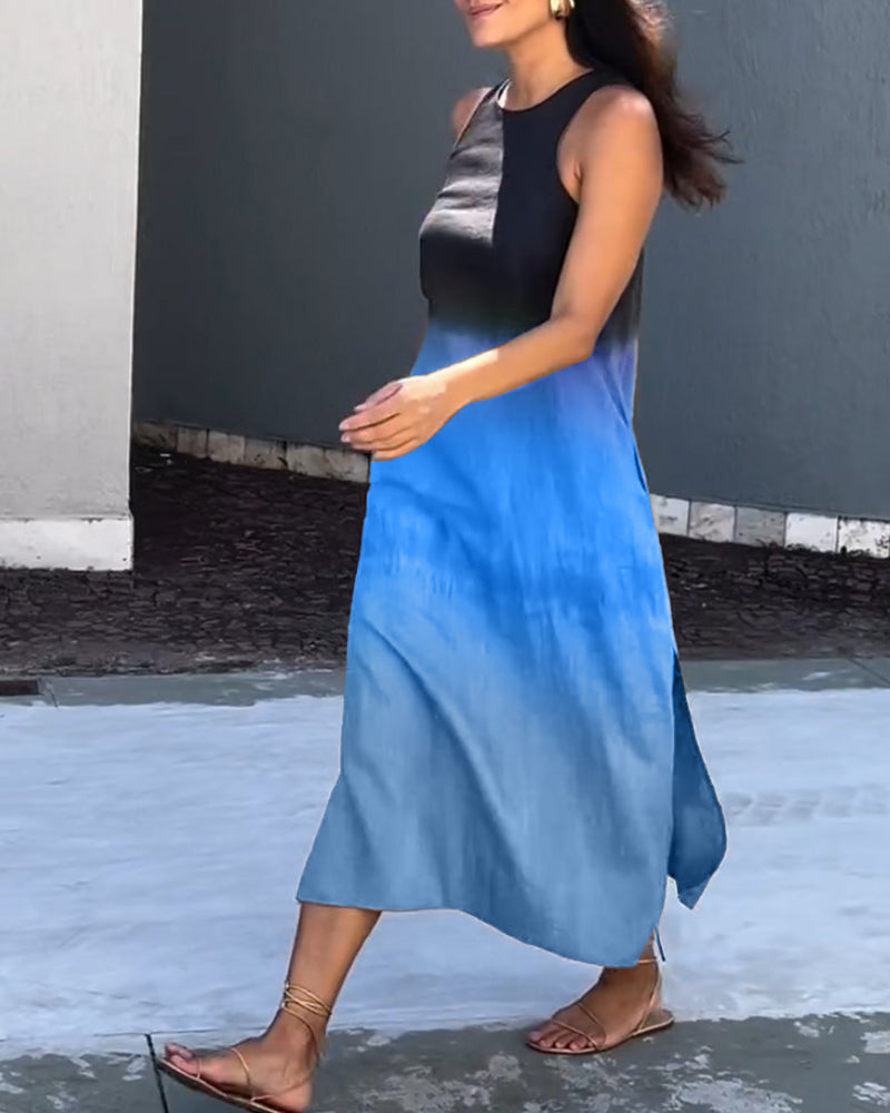 Effortless Chic Gradient Dress