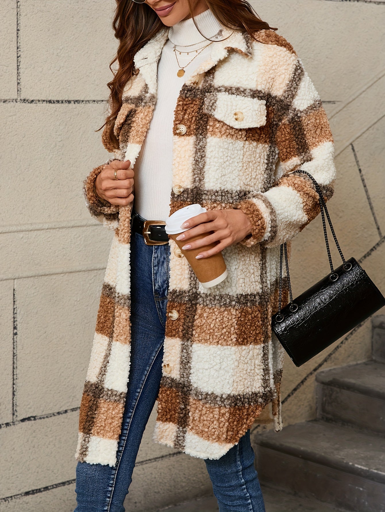 Polished Plaid Jacket