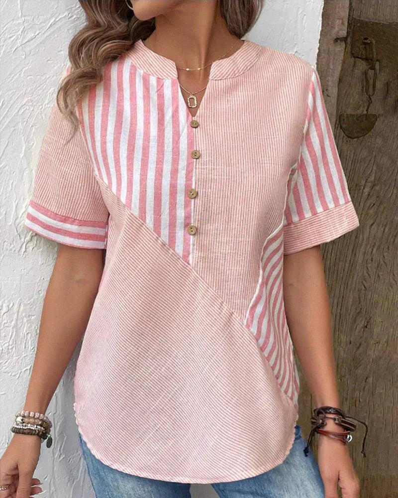 Soft-Stripes Blouse