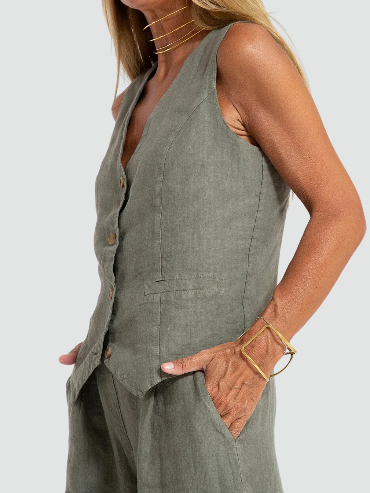 Effortless Chic Cotton Linen Set