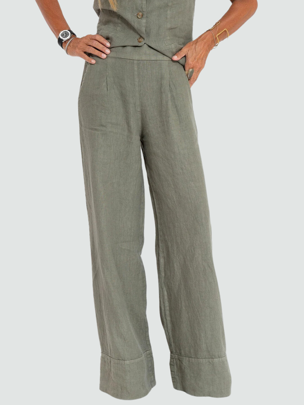 Effortless Chic Cotton Linen Set