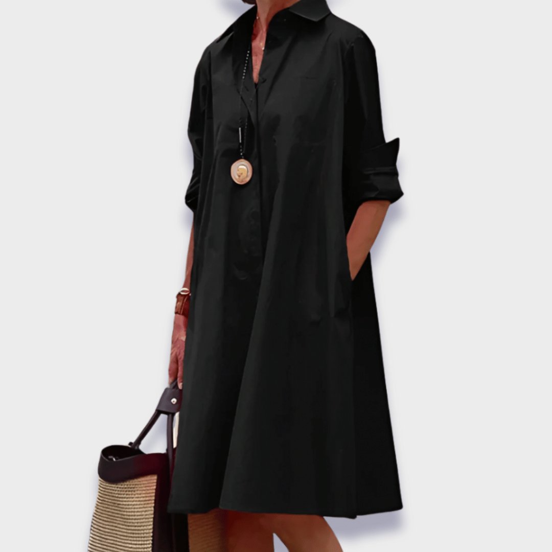 Effortless Comfort Polo Dress