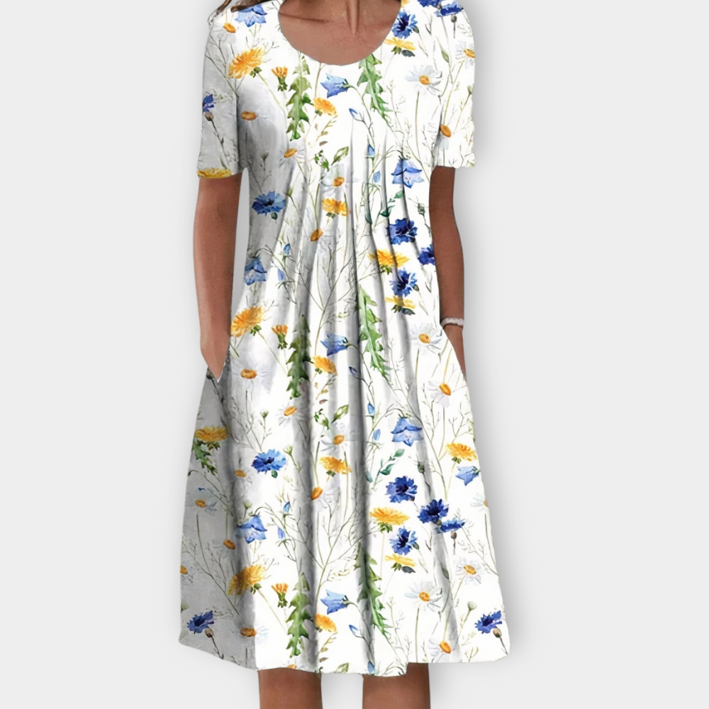 Effortless Elegance Floral Dress