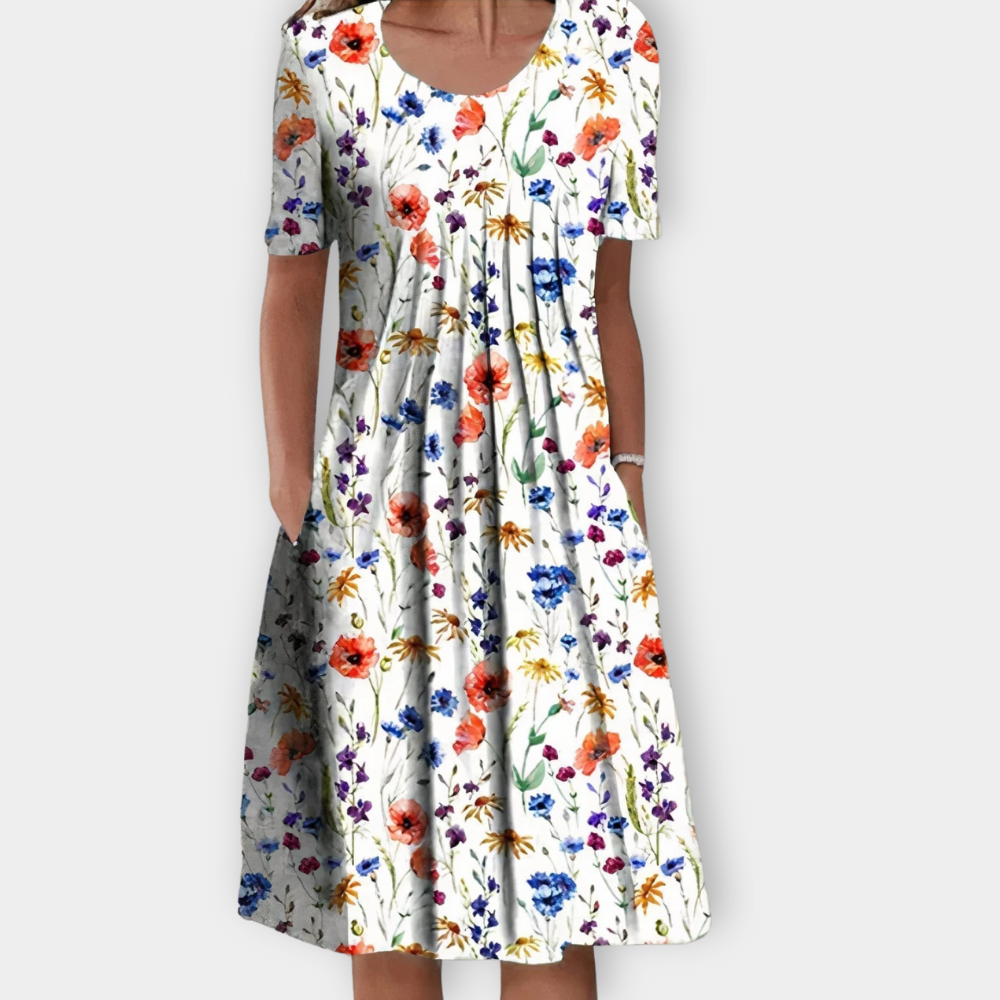 Effortless Elegance Floral Dress